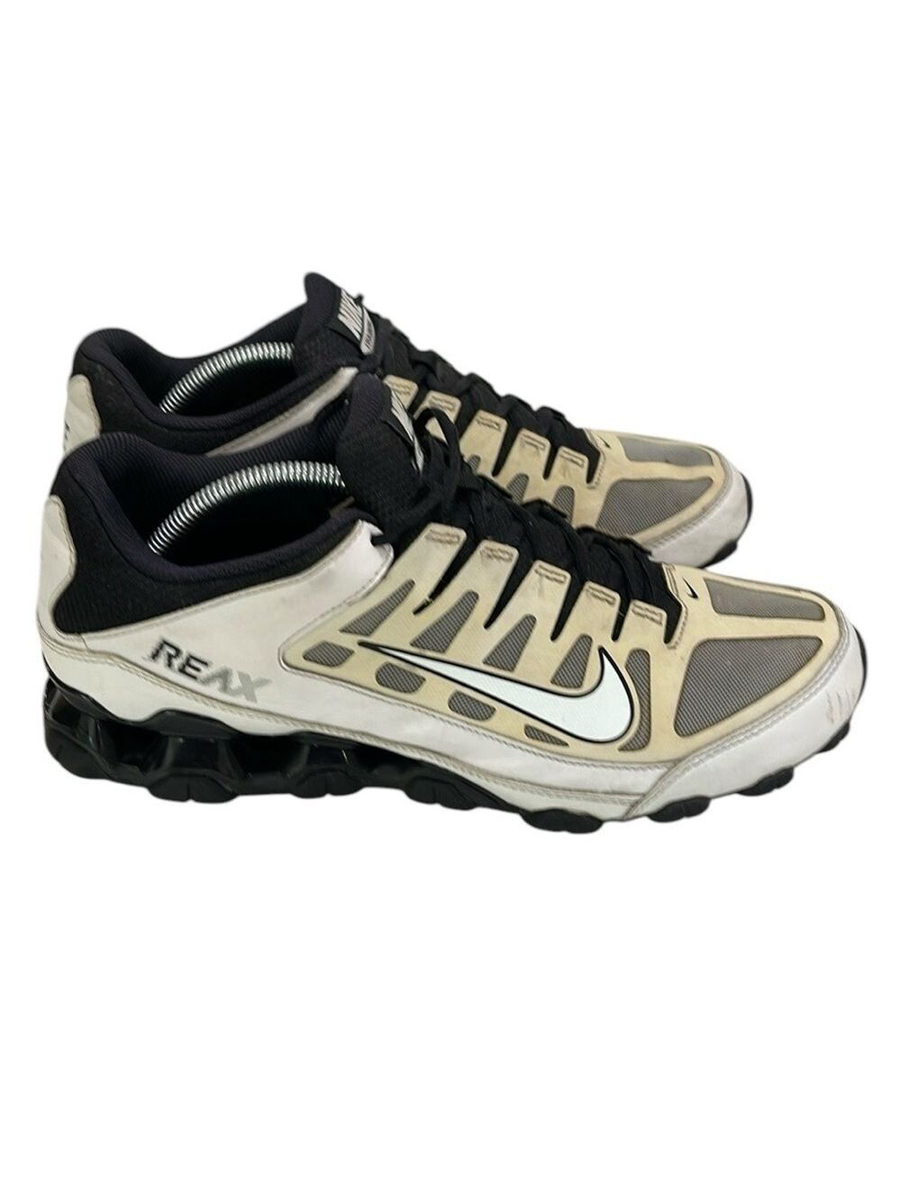 Nike REAX Training Sneakers Black White Cream SZ 11 Men - Picture 1 of 8